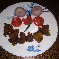 A picture of Mutton reshmi kebab.