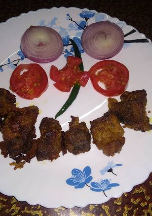 A picture of Mutton reshmi kebab.