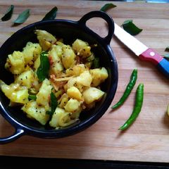 A picture of Batata bhaji.