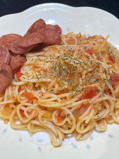 Foto resep Spaghetti with Fresh Tomato Sauce