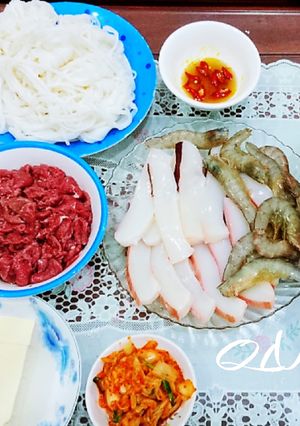 Hình của món Lẩu kim chi.