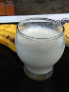 Foto resep Simple banana smoothies