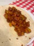 Fajita vegana con Tempeh