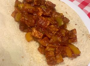 Foto di Fajita vegana con Tempeh