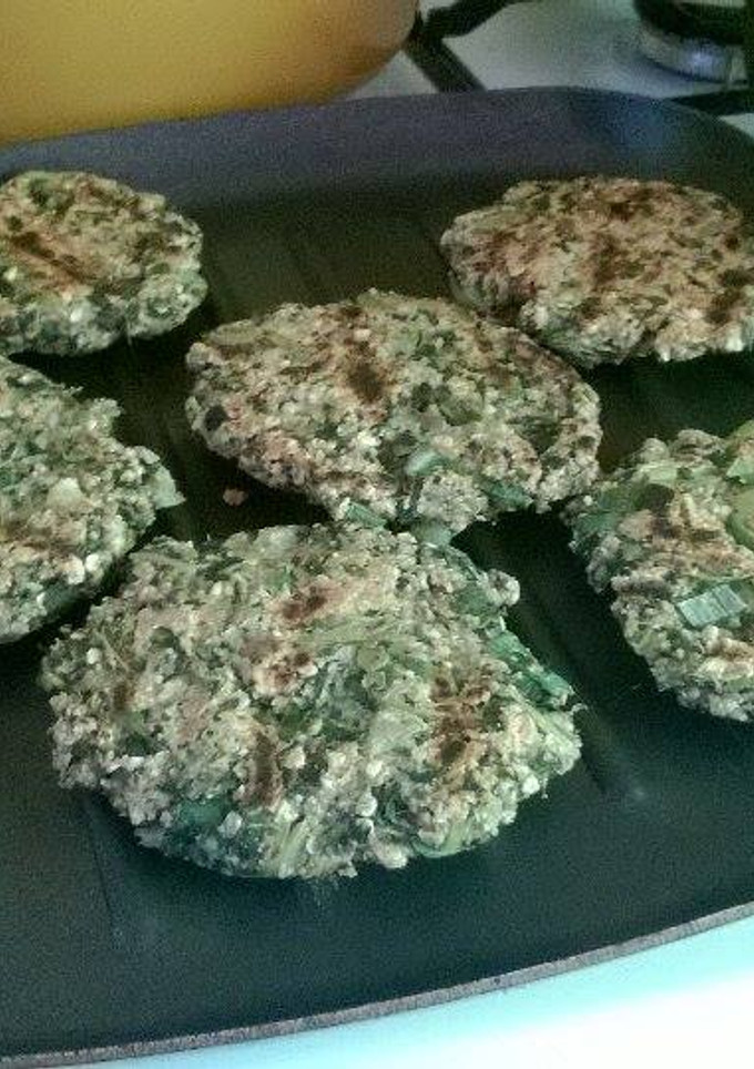 Una foto de Hamburguesas de acelga y lentejas