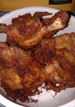 Foto resep Ayam Goreng Serundeng praktis