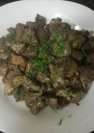 صورة لوصفة كبد الديك الرومي (الداند)