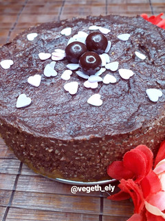 Una foto de Tarta de chocolate vegana