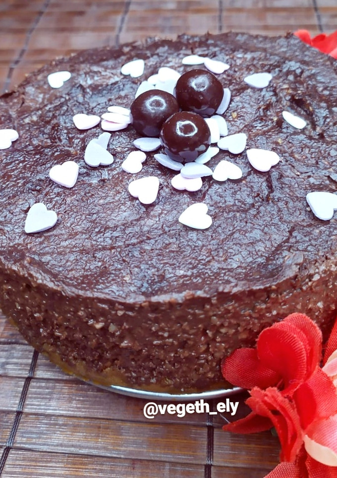 Una foto de Tarta de chocolate vegana
