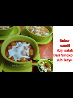 Foto resep Bubur candil /kolak biji salak dari singkong atau ubi kayu