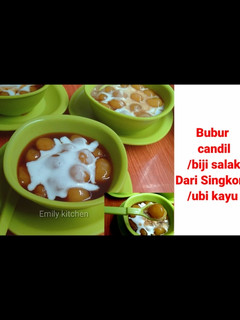 Foto resep Bubur candil /kolak biji salak dari singkong atau ubi kayu