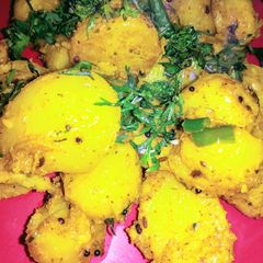 A picture of Baby Potatoes Sabzi.