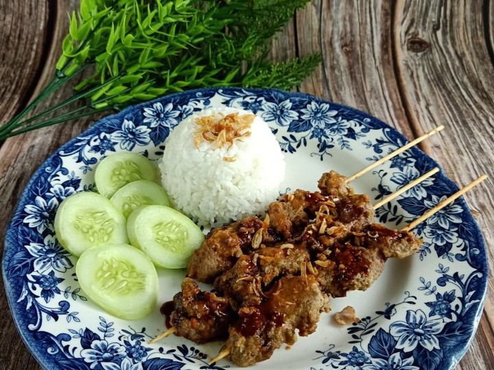 Bagaimana Membuat Sate Daging Sapi, Enak Banget