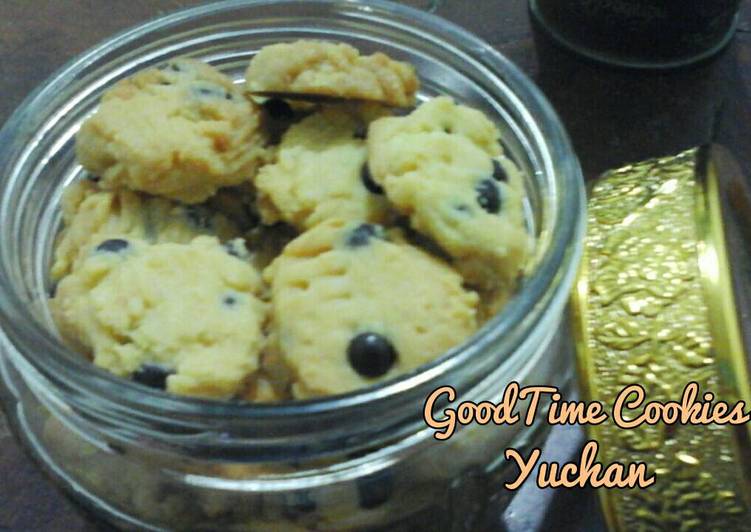 Langkah Mudah untuk Menyiapkan GoodTime cookies no mixer, Bisa Manjain Lidah