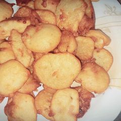 A picture of Methi pakori.
