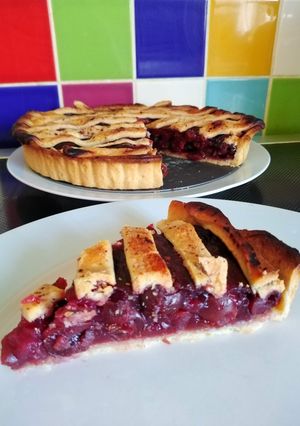 A picture of Vickys Cherry Pie, GF DF EF SF NF.