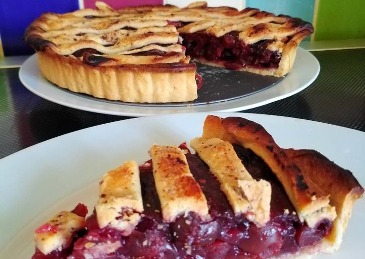 Recipe of Any-night-of-the-week Vickys Cherry Pie, GF DF EF SF NF