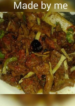 A picture of Mutton khara masala.