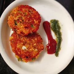 A picture of Moong daal cabbage Tikki.