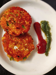 A picture of Moong daal cabbage Tikki.