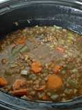 Lentejas viudas (Slow Cooker Lentils)