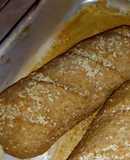 Pan casero de afrecho y ajonjolí