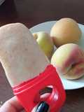 Paletas cremosas de durazno