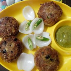 A picture of Soya ke shami kabab.