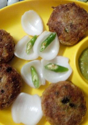 A picture of Soya ke shami kabab.