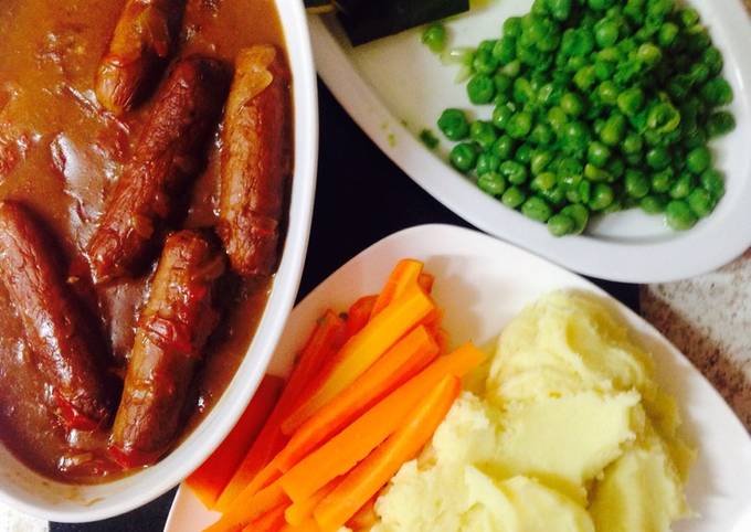 Simple no fuss Sausage and Onion Gravy 😗