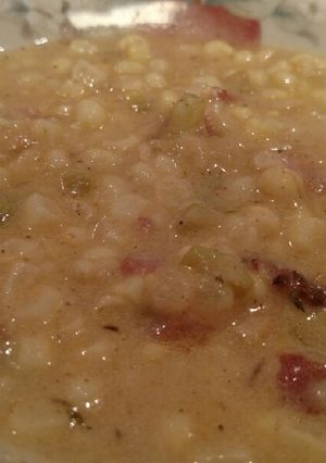 A picture of Light Corn Chowder.