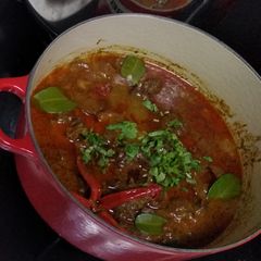 Beef rendang A picture of Beef rendang.