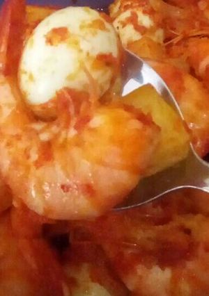 Foto resep Balado udang telur puyuh