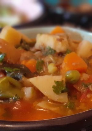 A picture of Sindhi Cuisine Bhugal bhaji.