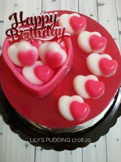 Foto resep 360.Puding Merah Putih