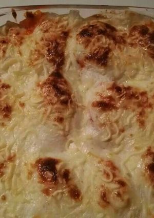 Una foto de Huevos rellenos a la marinera gratinados light