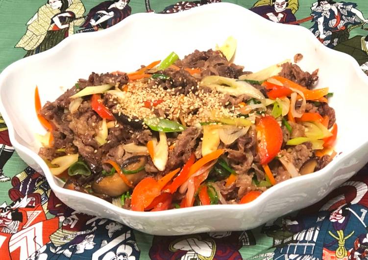 Recipe of Ultimate Sweet and Hot Beef with Vegetables