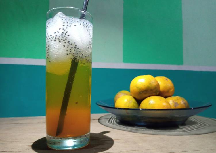 Resep Orange Squash ala Cafe Mudah Murah Simpel Anti Gagal