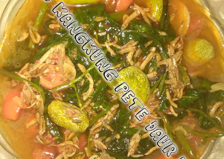 Resep Tumis kangkung+pete daur ulang | Resep Bumbu Tumis kangkung+pete daur ulang Yang Sedap