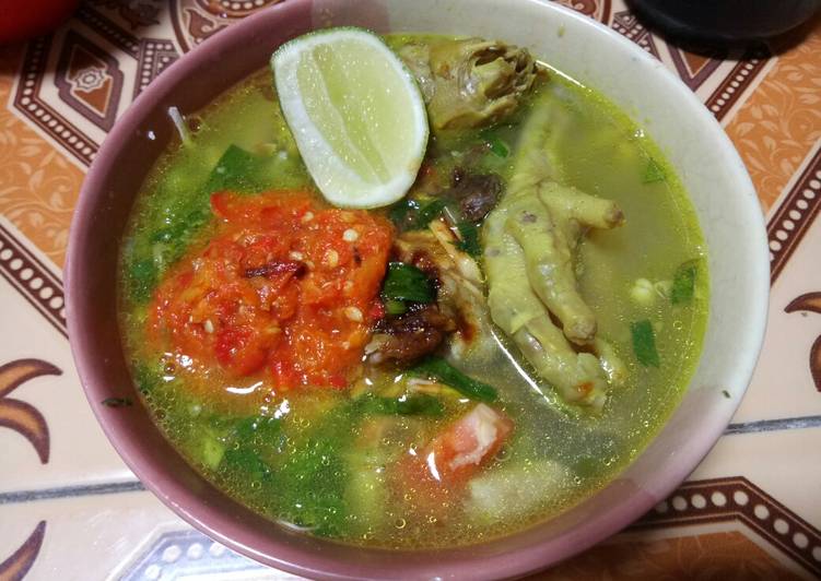 Soto ayam ceker