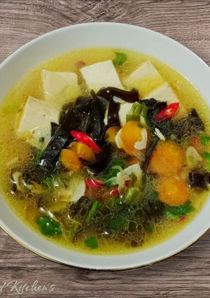 Foto resep Sup Tahu Jamur Kuping