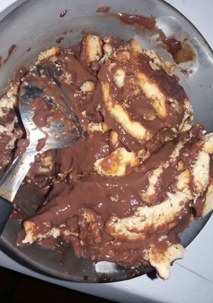 Una foto de Postre de chocolate y galletitas con 3 ingredientes