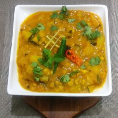 A picture of Chana dal with pumpkin.