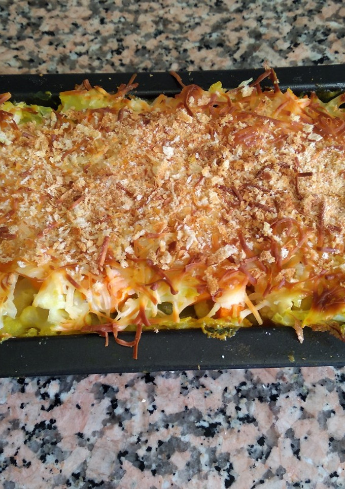 Una foto de Coliflor al horno