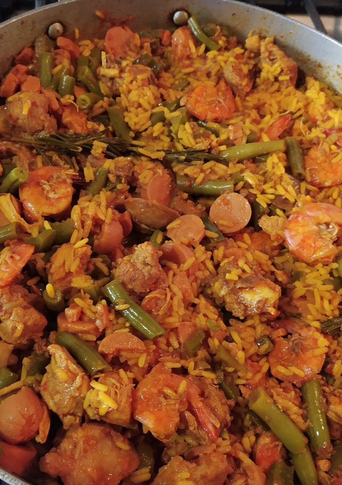 Una foto de Paella mixta