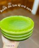 Bánh da lợn vị trà xanh
