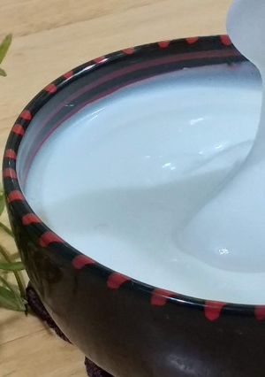 صورة لوصفة طلية او ڨلاصاج لامعة وتبقى طرية لمدة طويلة