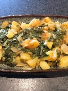 Una foto de Acelgas con patatas en Thermomix