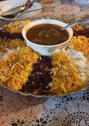 عکسی از دستور قیمه نثار و مدال ۱۰۰۰ تایی شدنم🎊🎊🎊