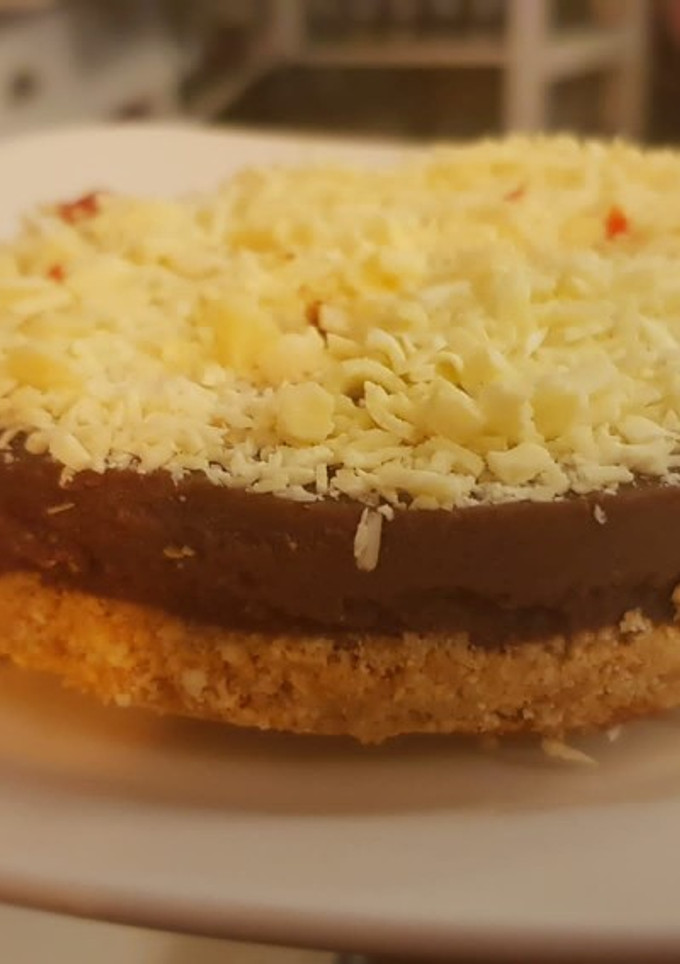 Una foto de Mini tarta de Nocilla sin horno